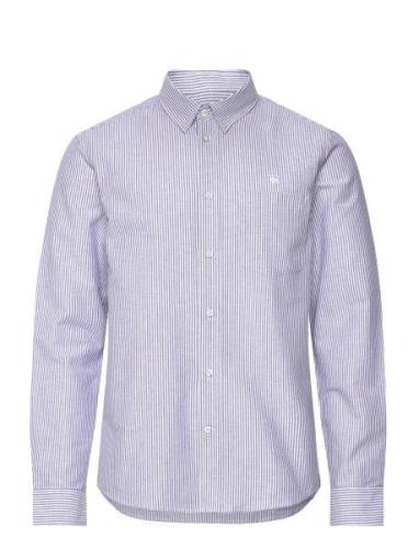 Wwadam Tops Shirts Business Blue Double A By Wood Wood