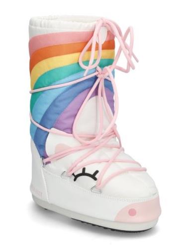 Mb Icon Unicorn Vinterstøvler Pull On White Moon Boot