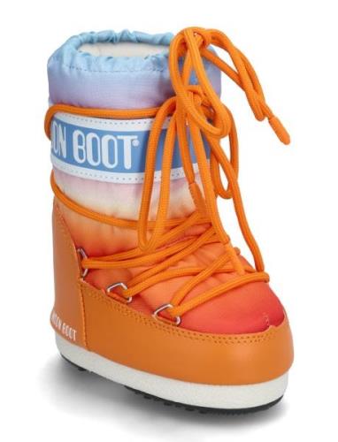 Mb Icon Sunrise Vinterstøvler Pull On Orange Moon Boot