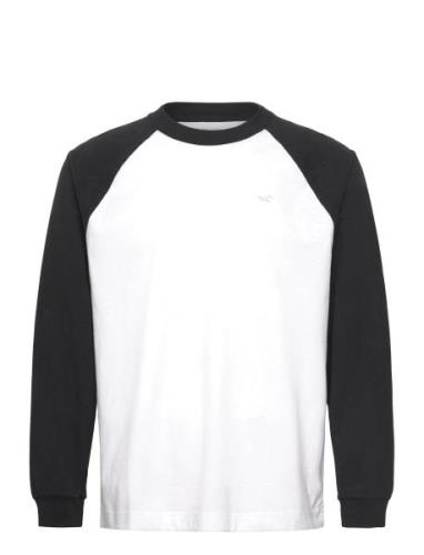 Hco. Guys Knits Tops T-Langærmet Skjorte White Hollister