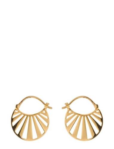 Small Misty Light Earrings Accessories Jewellery Earrings Hoops Gold P...