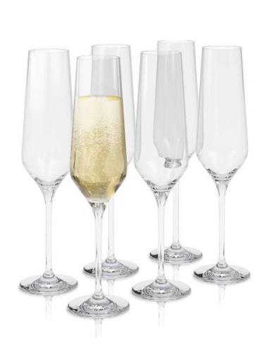 Legio Nova Champagneglas 6 Stk. Home Tableware Glass Champagne Glass N...