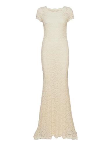 Dress Maxikjole Festkjole Cream Rosemunde