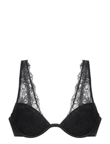 Alexa Plunge Lingerie Bras & Tops Wired Bras Black Dorina