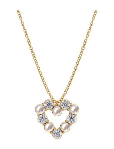 Affinity Pearl Heart Necklace Accessories Jewellery Necklaces Dainty N...