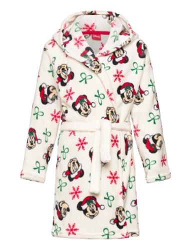 Pyjama Morgenkåbe Badekåbe Cream Minnie Mouse