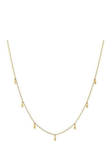 Una Necklace Accessories Jewellery Necklaces Chain Necklaces Gold Maan...