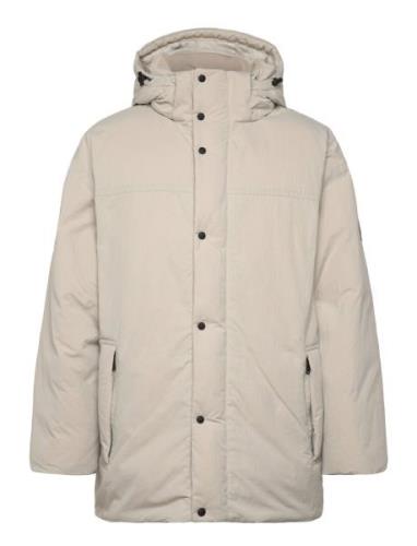 Ohastro Parka Jakke Beige BOSS