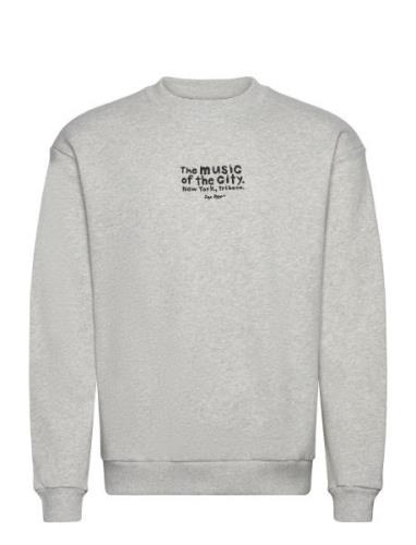 Luca Sweatshirt Tops Sweatshirts & Hoodies Sweatshirts Grey Les Deux