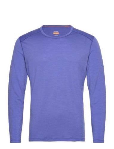 M 200 Oasis Ls Crewe Sport Base Layer Tops Blue Icebreaker