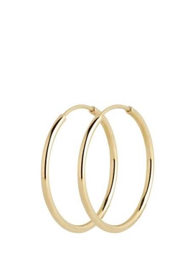 Senorita Hoop Designers Jewellery Earrings Hoops Gold Maria Black