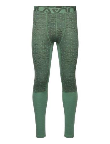 Geo Merino Wool Pants Bottoms Base Layer Bottoms Green Bula