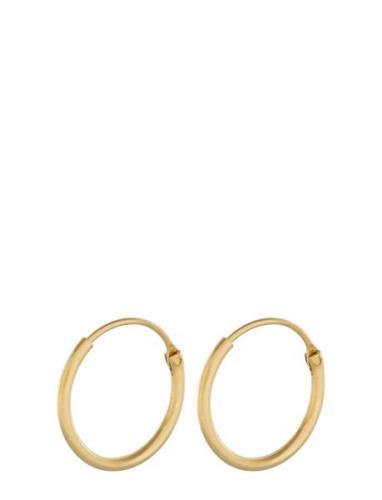 Tiny Plain Hoops Designers Jewellery Earrings Hoops Gold Pernille Cory...