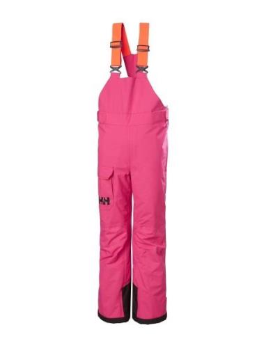 Jr Summit Bib Pant Sport Snow-ski Clothing Snow-ski Pants Pink Helly H...