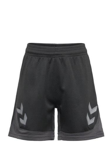 Hmllead Poly Shorts Kids Bottoms Shorts Sport Shorts Black Hummel