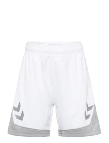 Hmllead Poly Shorts Kids Bottoms Shorts Sport Shorts White Hummel