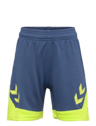 Hmllead Poly Shorts Kids Bottoms Shorts Sport Shorts Blue Hummel