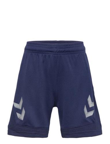 Hmllead Poly Shorts Kids Bottoms Shorts Sport Shorts Blue Hummel