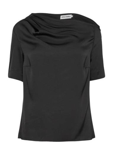 Chima Blouse Designers Blouses Short-sleeved Black Ahlvar Gallery