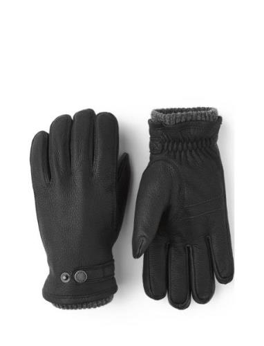 Utsjö Black Accessories Gloves Finger Gloves Black Hestra