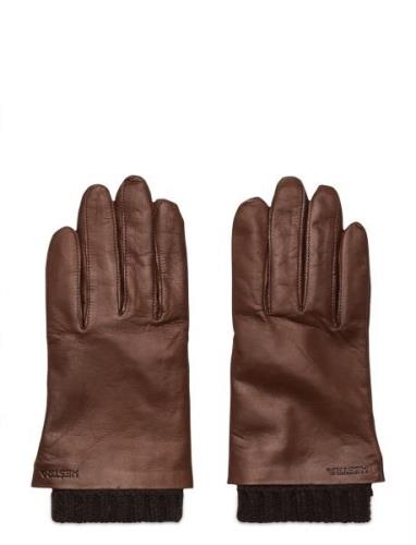 Megan Accessories Gloves Finger Gloves Brown Hestra