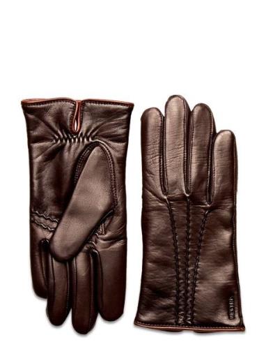 William Accessories Gloves Finger Gloves Brown Hestra