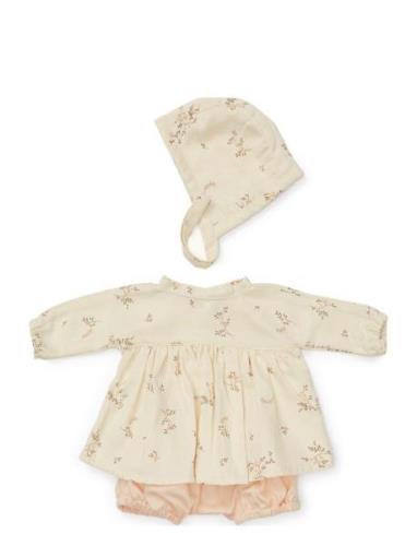 Doll's Clothing Set & Bonnet - Gots - Bows Toys Dolls & Accessories Do...