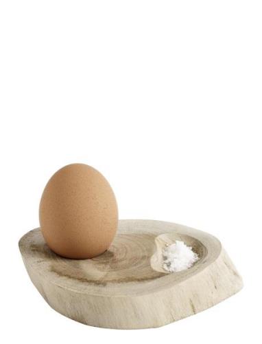 Æggebæger Organic S/4 Home Tableware Bowls Egg Cups Brown Muubs