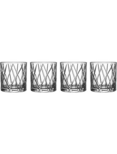 City Dof 4-Pack 34 Cl Home Tableware Glass Whiskey & Cognac Glass Nude...