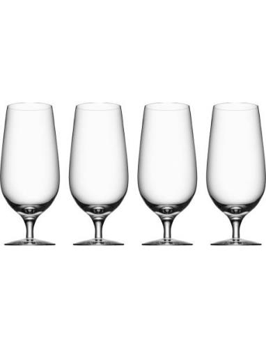 Beer Lager 4-Pack 60Cl Home Tableware Glass Beer Glass Nude Orrefors