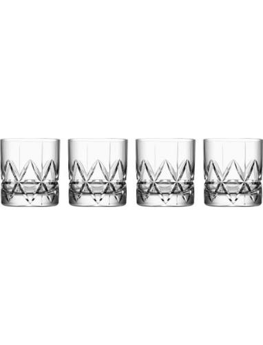 Peak Old Fashi D 25 Cl 4-Pack Home Tableware Glass Whiskey & Cognac Gl...