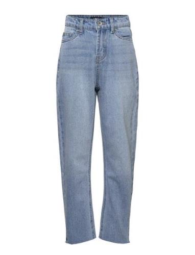 Nlfraven Dnmizza Hw Ankle Pant Bottoms Jeans Loose Jeans Blue LMTD