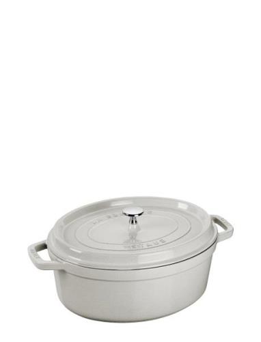 La Cocotte - Oval Cast Iron Home Kitchen Pots & Pans Casserole Dishes ...