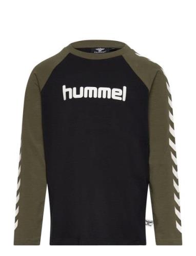 Hmlboys T-Shirt L/S Sport T-shirts Long-sleeved T-Skjorte Khaki Green ...