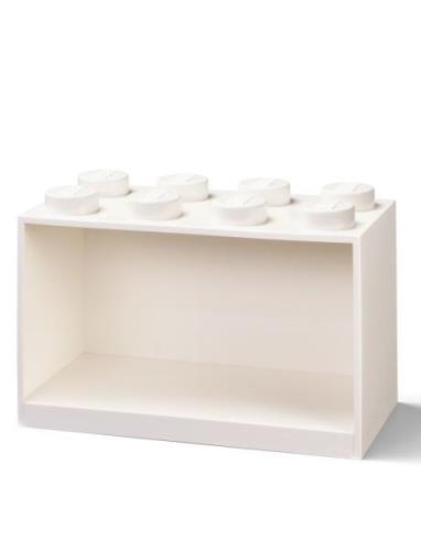 Lego Brick Shelf 8 Home Kids Decor Furniture Shelves White LEGO STORAG...