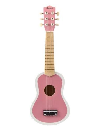 Pink / White Guitar Toys Musical Instruments Pink Magni Toys