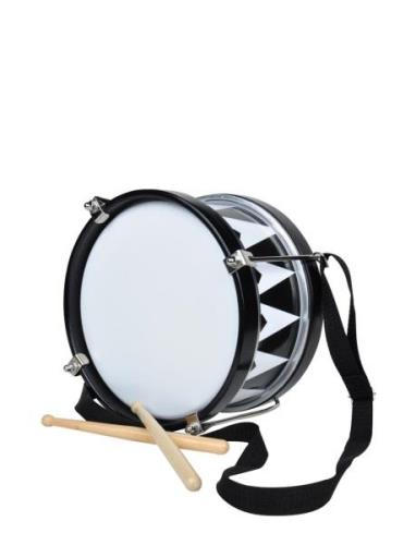 Drum With Harlequin, Black Toys Musical Instruments Multi/patterned Ma...