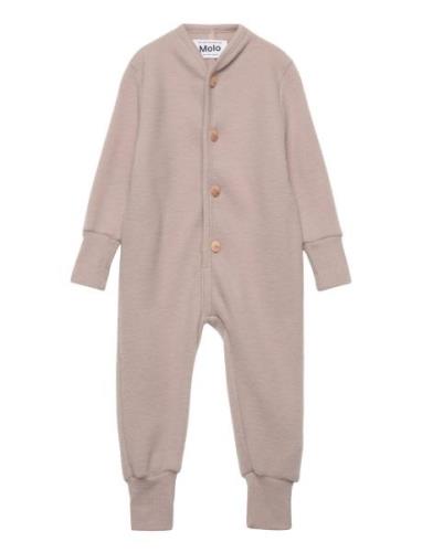 Umar Outerwear Fleece Outerwear Fleece Coveralls Pink Molo