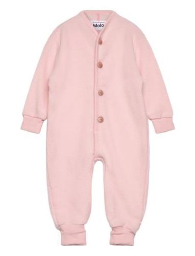 Umar Outerwear Fleece Outerwear Fleece Coveralls Pink Molo