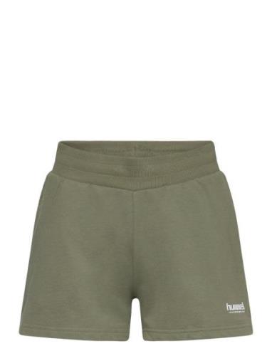 Hmllgc Senna Sweat Shorts Sport Shorts Sweat Shorts Khaki Green Hummel