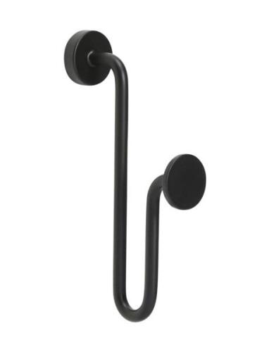 Swing Hook Home Storage Hooks & Knobs Hooks Black Hübsch