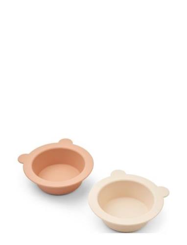 Peony Suction Bowl 2-Pack Home Meal Time Plates & Bowls Bowls Pink Lie...