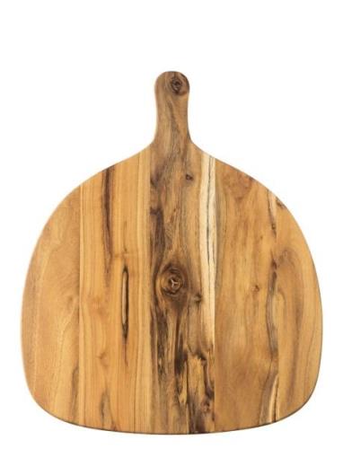 Raw Teak - Pizza / Serveringsbræt 1 Stk 46X37,8X1,5 Cm Home Tableware ...