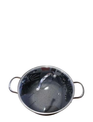 24 Cm Casserole With Glasslid And H Ycomb Pattern Home Kitchen Pots & ...