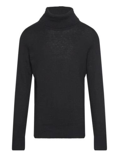 Jjeemil Knit Roll Neck Jnr Tops T-shirts Turtleneck Black Jack & J S