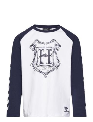 Hmlharry Potter T-Shirt Ls Sport T-shirts Long-sleeved T-Skjorte White...