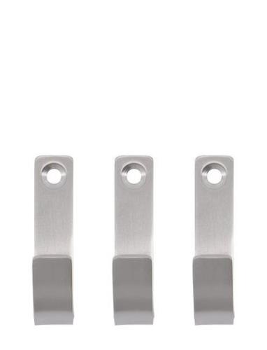 Hook, Thapsus, Brushed Silver Finish Home Storage Hooks & Knobs Hooks ...