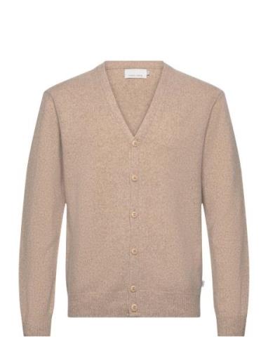 Cfkarl Lambswool Cardigan Tops Knitwear Cardigans Cream Casual Friday