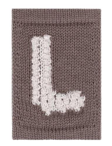 Knitted Letter L, Nature Home Kids Decor Decoration Accessories-detail...