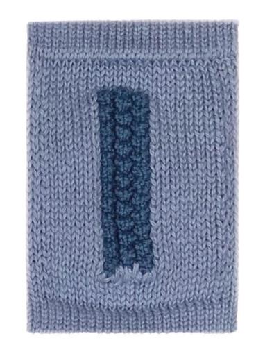 Knitted Letter I, Blue Home Kids Decor Decoration Accessories-details ...